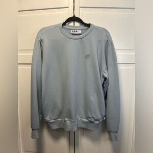 FILA Crewneck Pullover Sweatshirt Size Women’s Large Color Periwinkle Blue